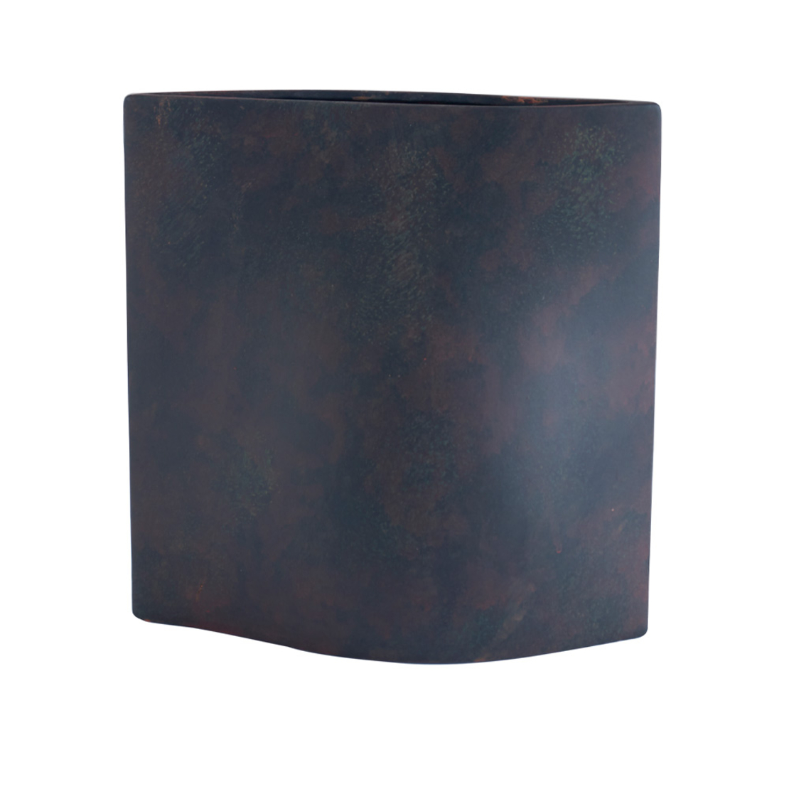 ARIADNE VASE CERAMIC ANTRACITE BROWN 35x20xH35cm P