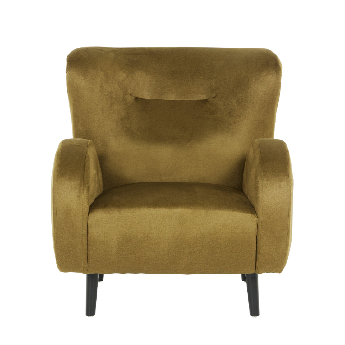 ONE ONLY ARMCHAIR FABRIC OLIVE GREEN WOOD BLACK E1 PRC