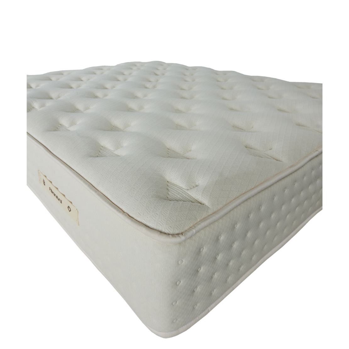 FIBRA NATURAL MATTRESS 160x200cm ALOE VERA FOAM OFF WHITE FOAM TR