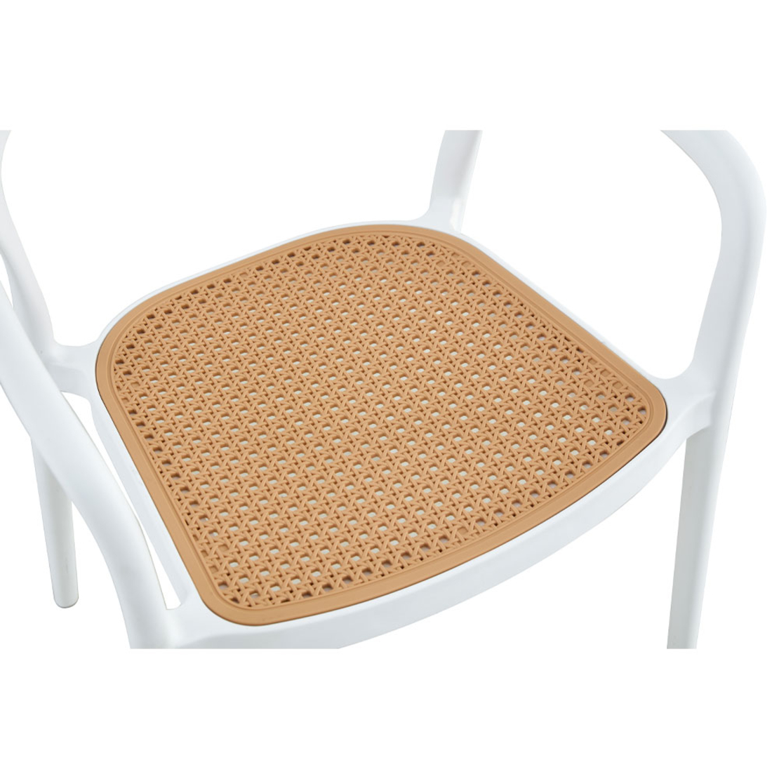 BISTROT CHAIR PP WHITE NATURAL PRC