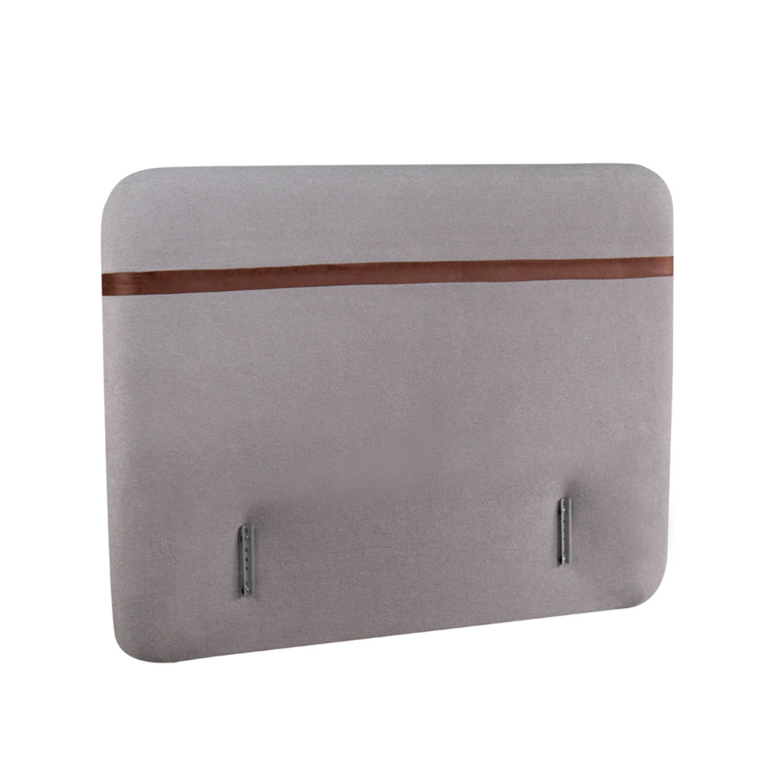 LINEA BED WITH STORAGE (FOR MATTRESS 160x200cm) FABRIC BEIGE 07-957 BROWN 27-902 E1 TR