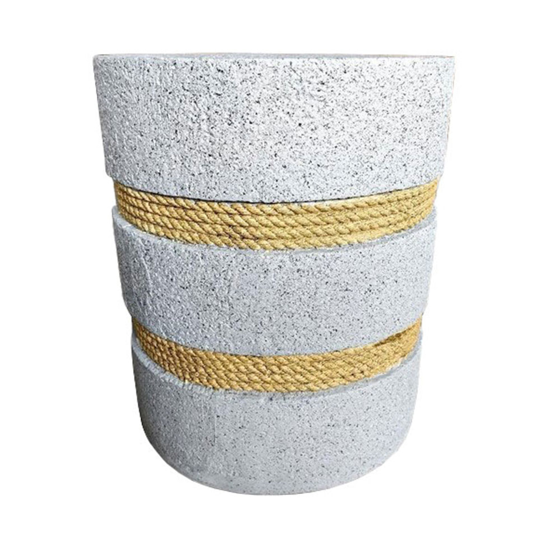 CORDA SIDE TABLE MgO CEMENT NATURAL 35,5x35,5xH42,