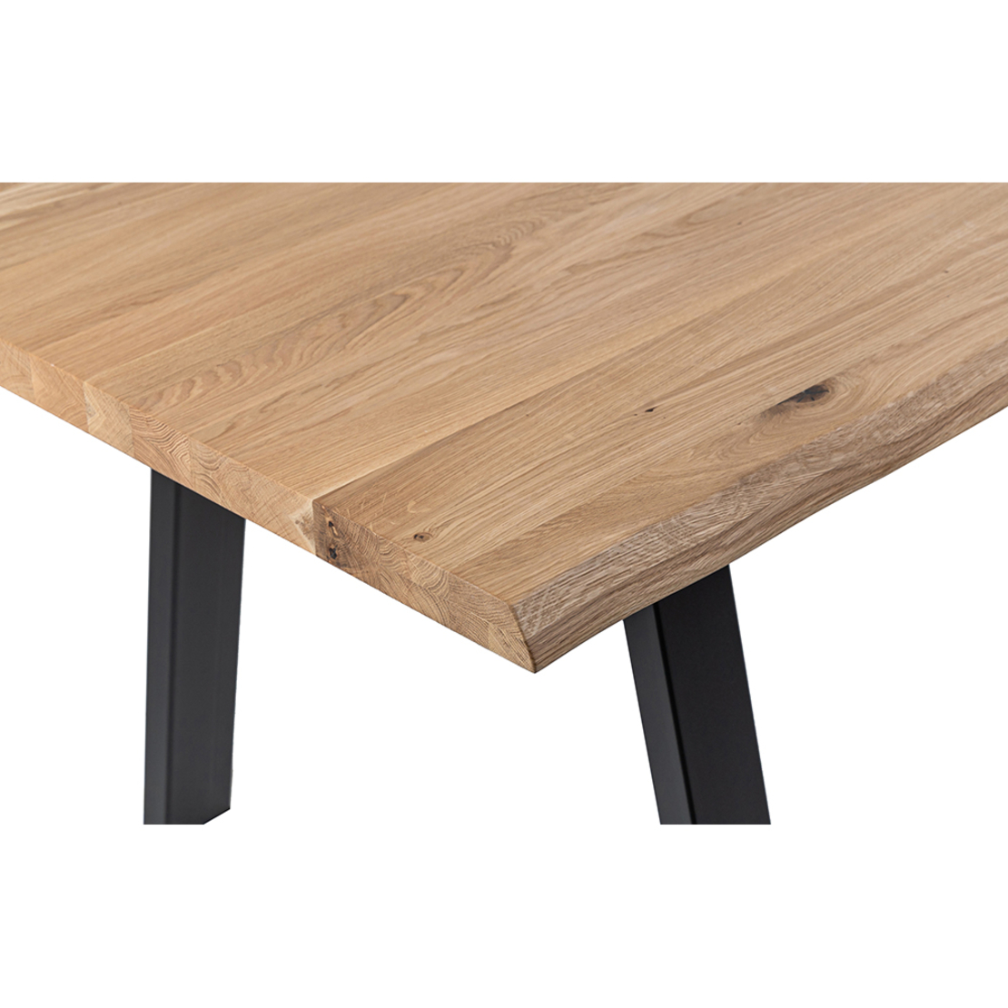 DILEGNO TABLE WOOD MANGO OAK NATURAL METAL BLACK E1 PRC
