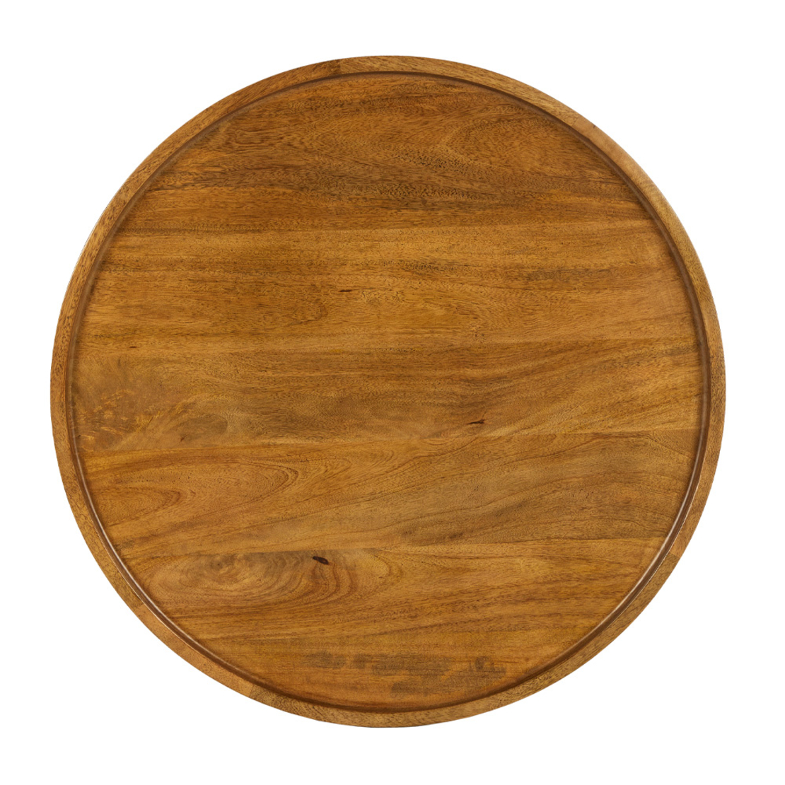 ARAB COFFEE TABLE WOOD MANGO WALNUT 80x80xH40cm IN