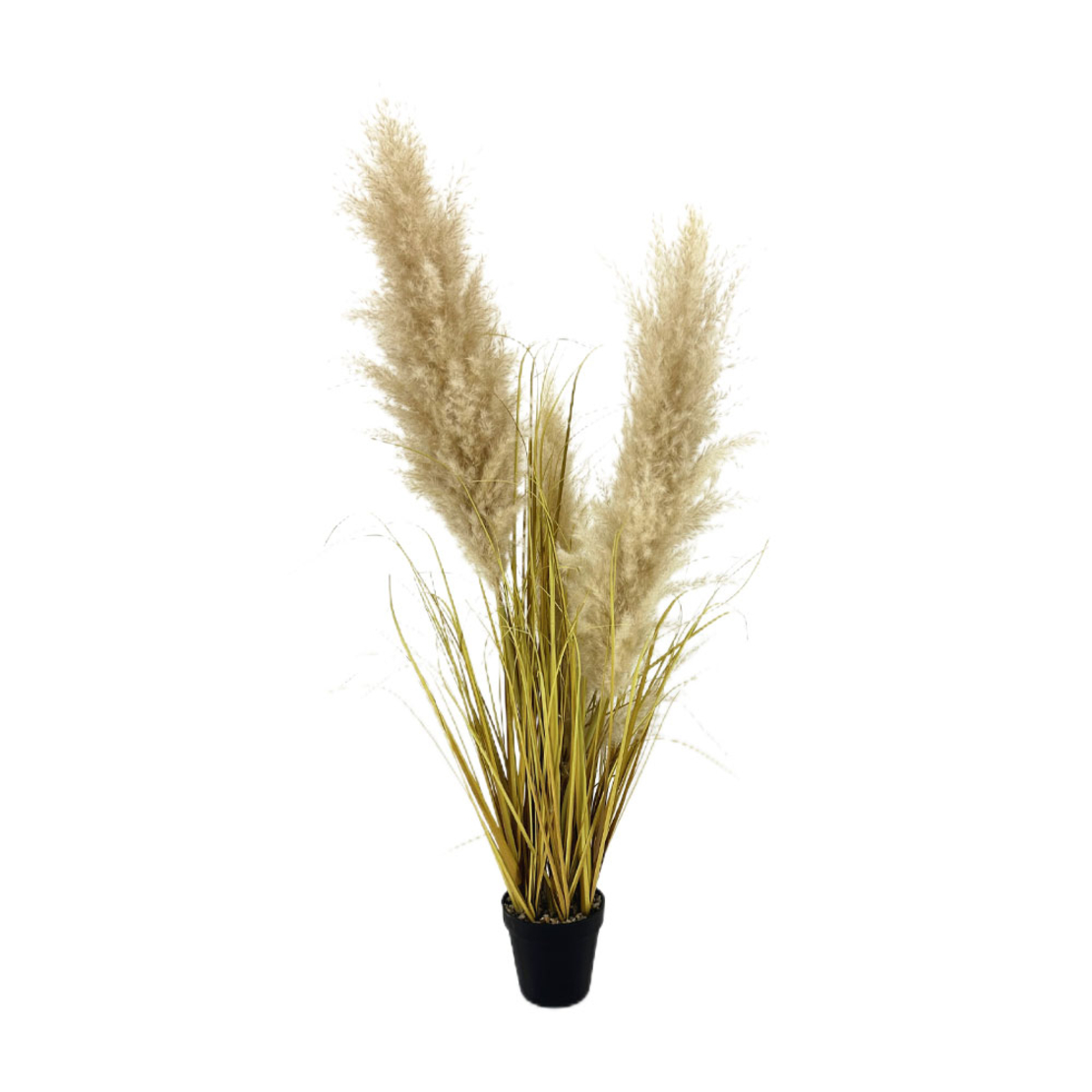 GRASS 4 ARTIFICIAL PLANT GREEN BROWN BEIGE H106cm