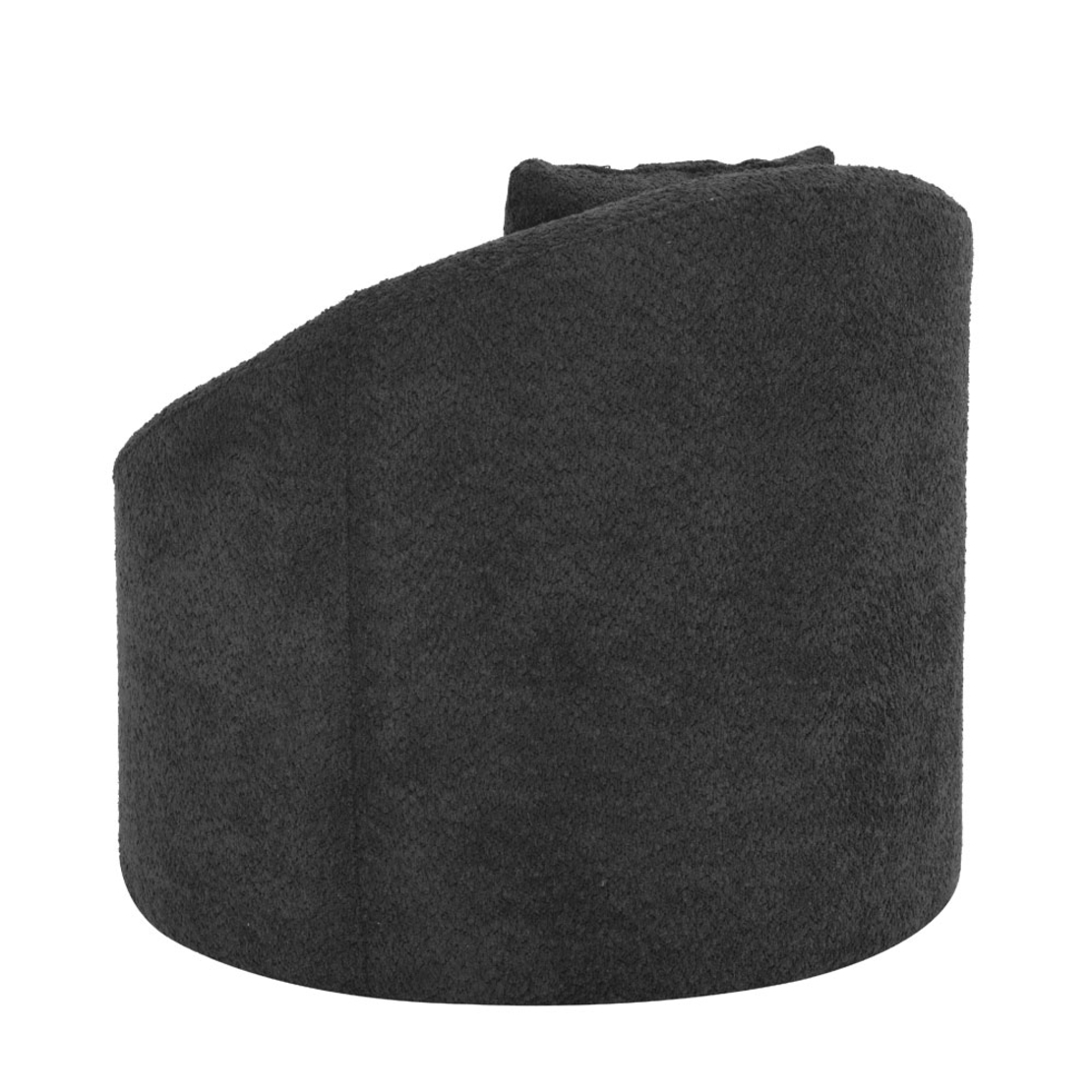 SOFTY ARMCHAIR SWIVEL FABRIC GREY DARK METAL E1 PRC