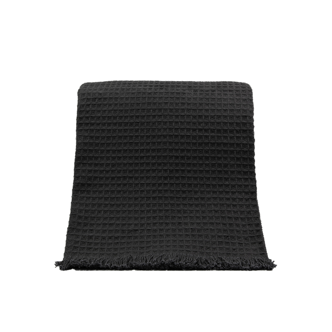 MAROKO THROW COTTON GREY DARK 130x170cm IN