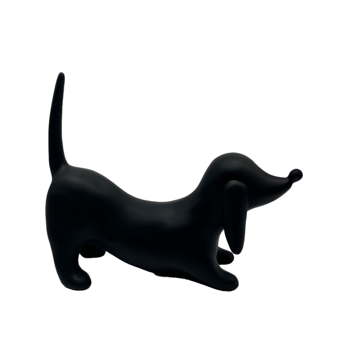 BLACKY DECO DOG POLYRESIN BLACK 31x11,5xH24,5cm PR