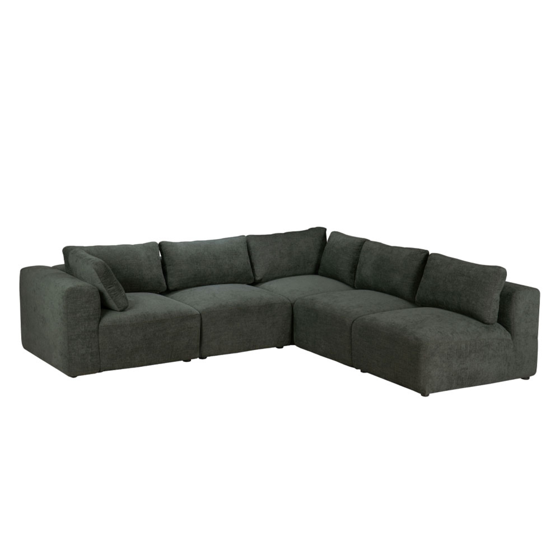 BOX ARMCHAIR EASY CLEAN FABRIC OLIVE GREEN E1 EU