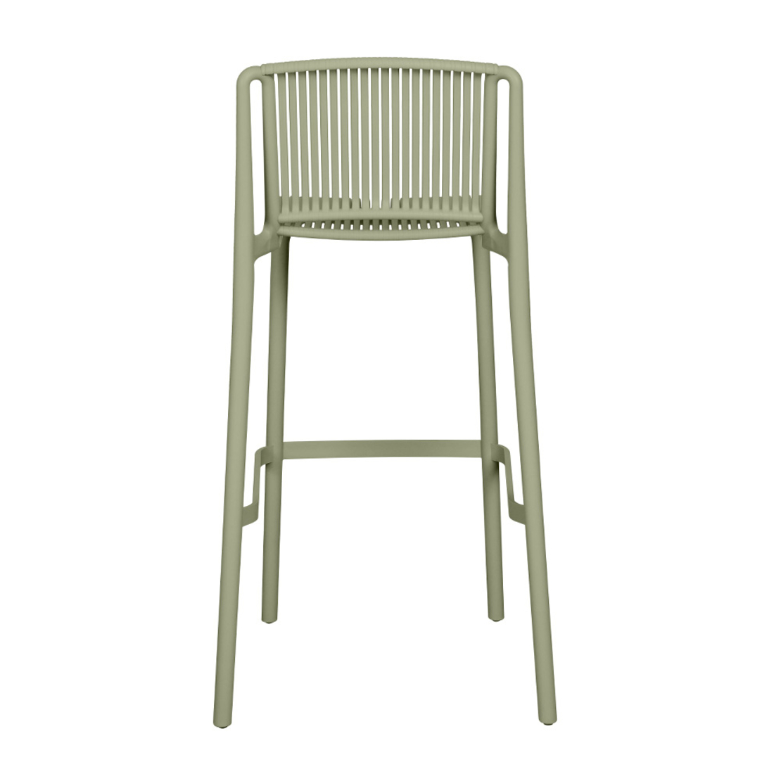 POLLY STOOL BAR PP OLIVE GREEN PRC
