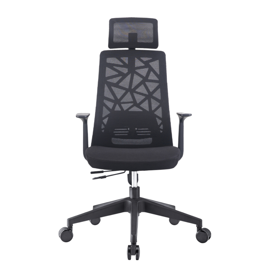 VITRIO CHAIR DESK FABRIC BLACK 63x59xH127cm PRC