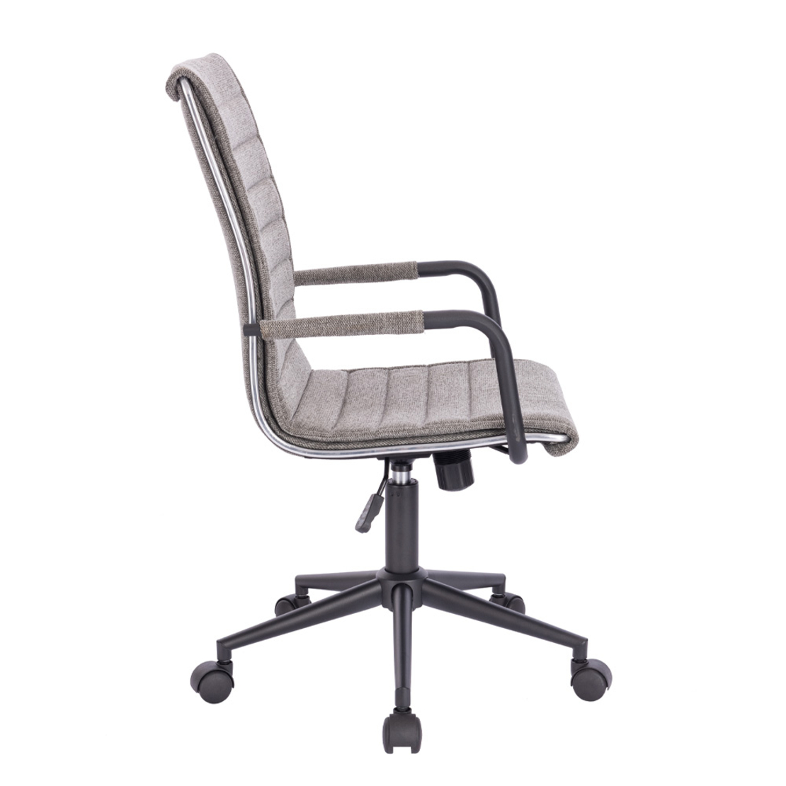 SENSO CHAIR DESK FABRIC GREY BLACK 52x60xH101,5cm