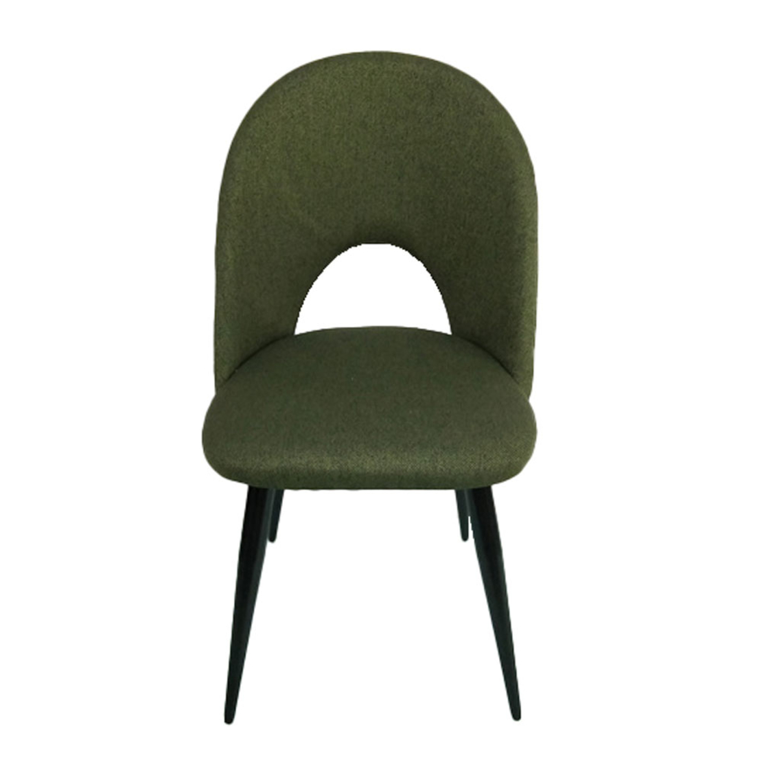 COMMODO CHAIR FABRIC OLIVE GREEN METAL BLACK E1 PRC