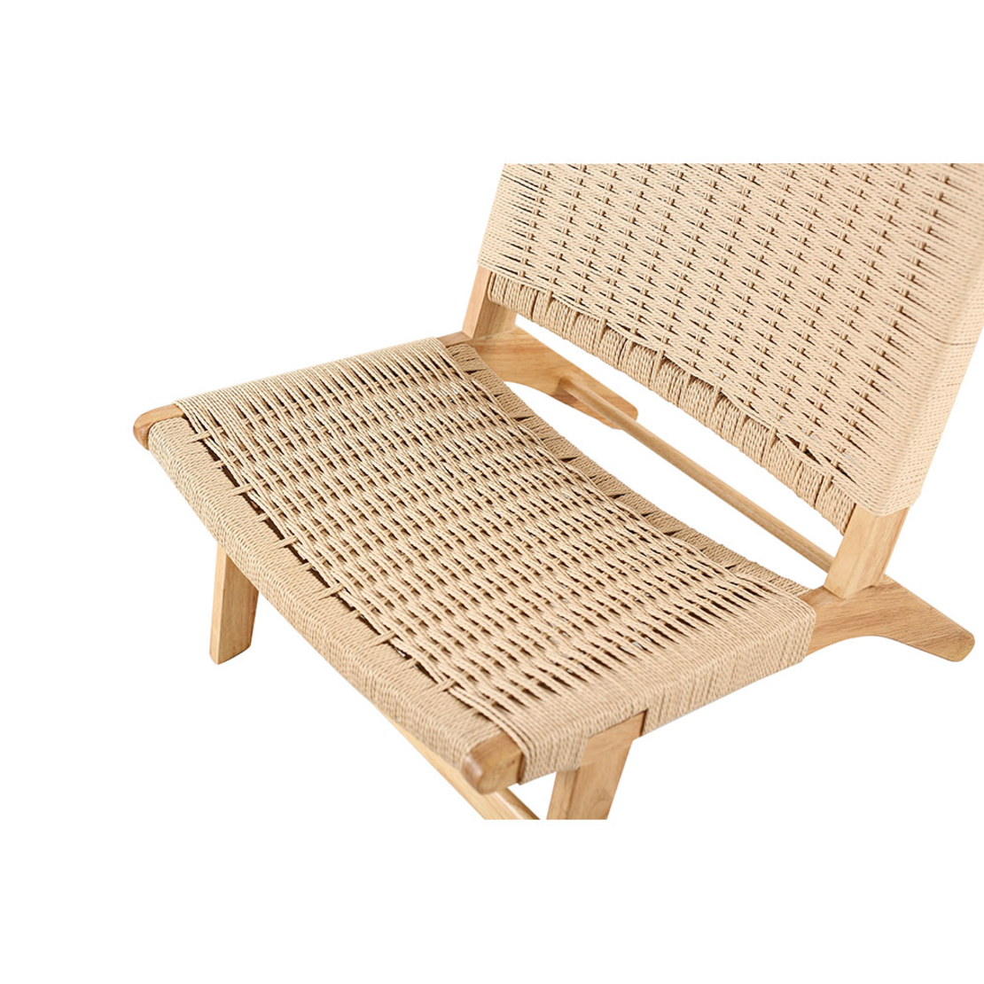 OMA ARMCHAIR WOOD RUBBERWOOD NATURAL WATER ROPE PRC
