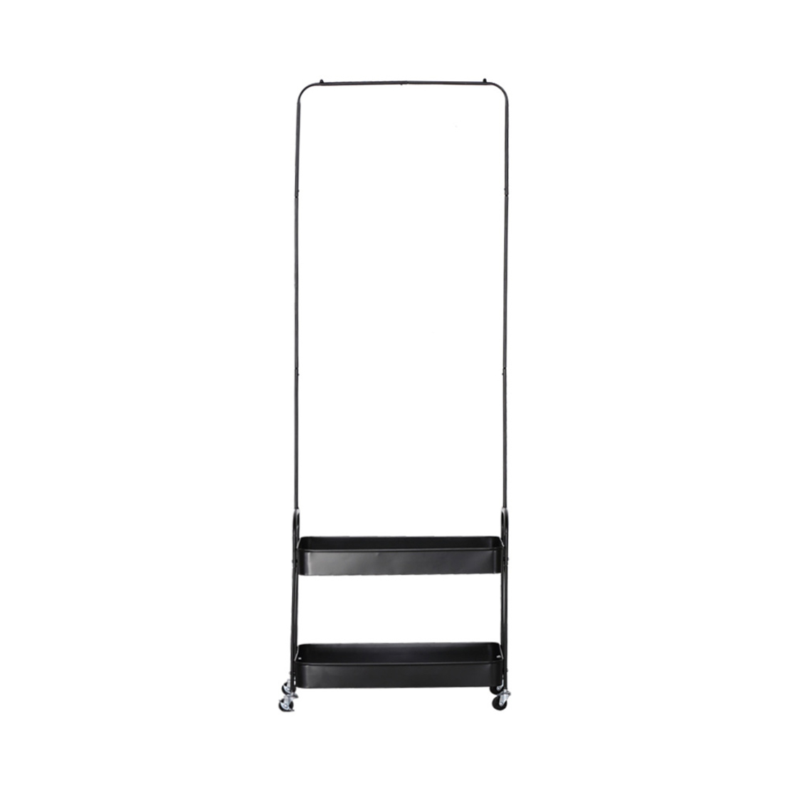 ARMARIO WARDROBE METAL BLACK 56x31xH152cm PRC