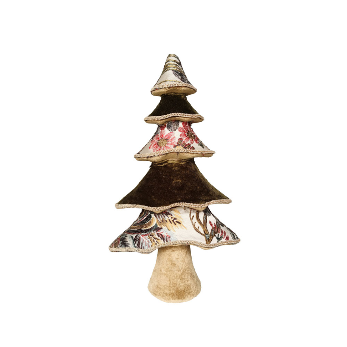 XMAS ROUGEMONT BROCADE B TREE MULTICOLOR PRC