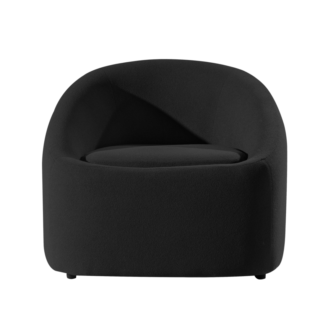 PUFFY ARMCHAIR FABRIC GREY DARK TR