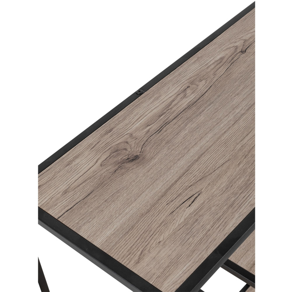PLEGMA BOOKCASE MDF SONOMA BLACK 69x33xH180,5cm E1 PRC