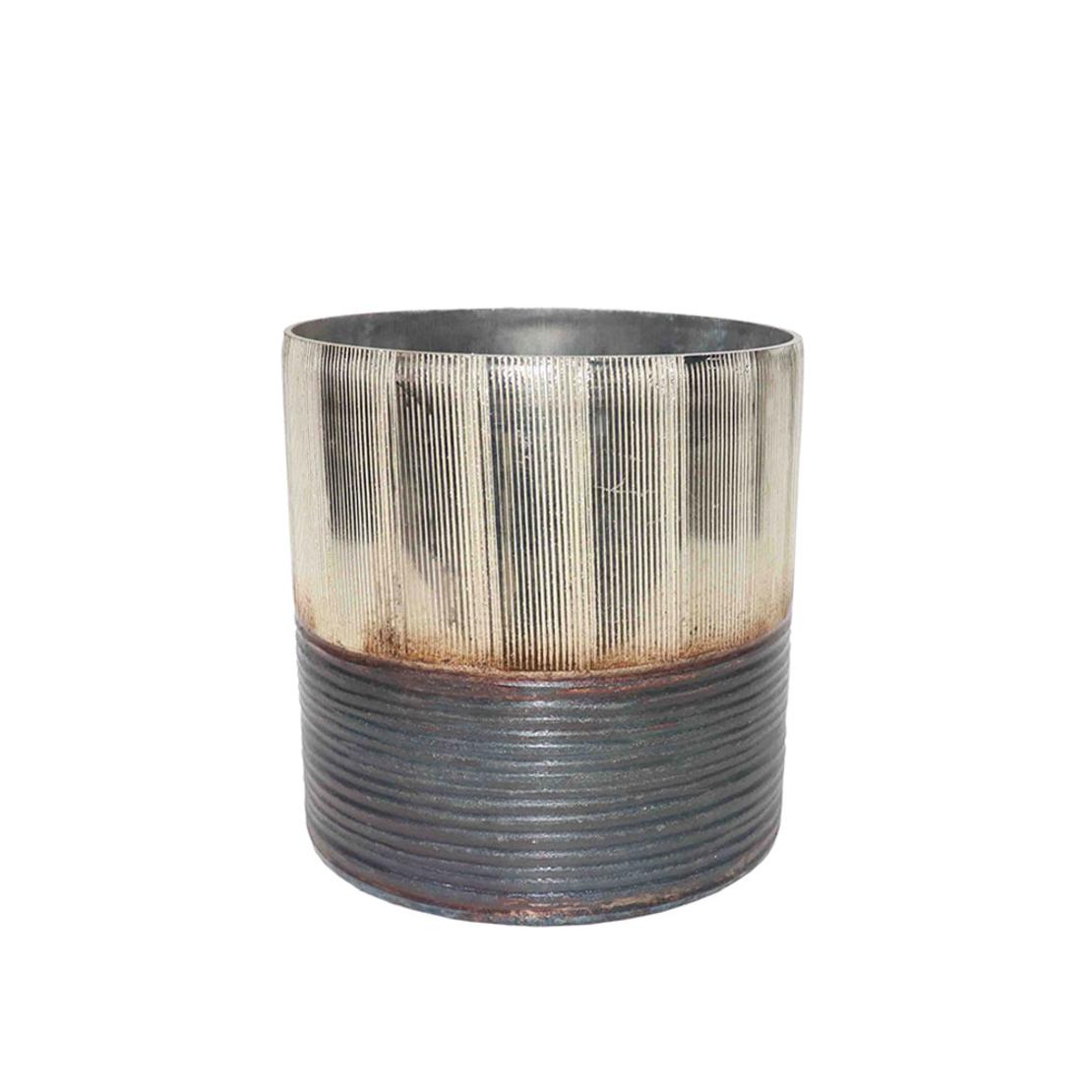 JEG BASE FOR CANDLE GLASS GOLD BRONZE GREY D12,5xH