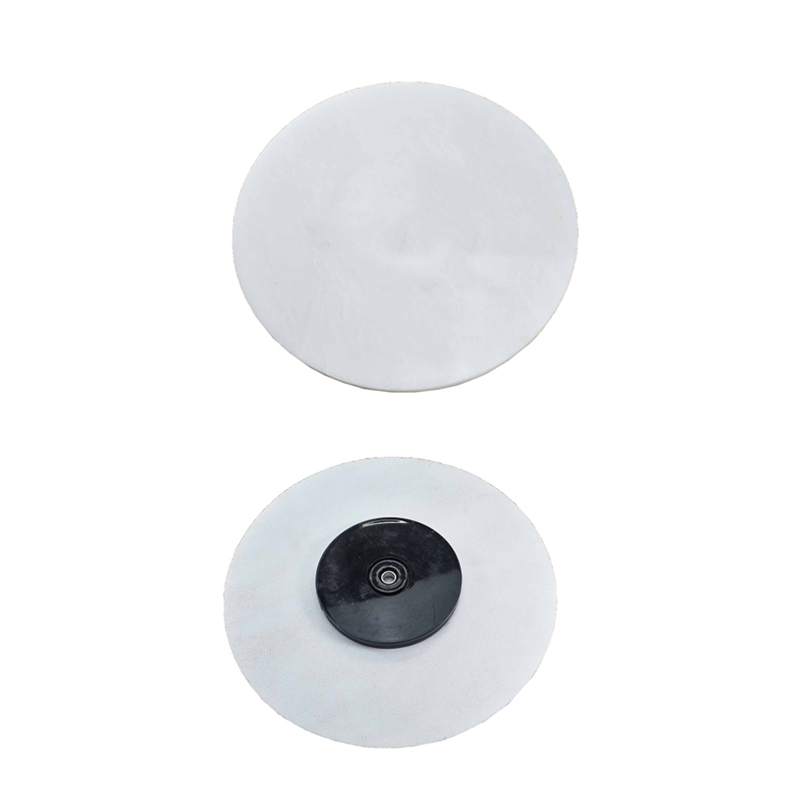 IBIZA TRAY ROTATING MARBLE WHITE 30x30xH3cm PRC