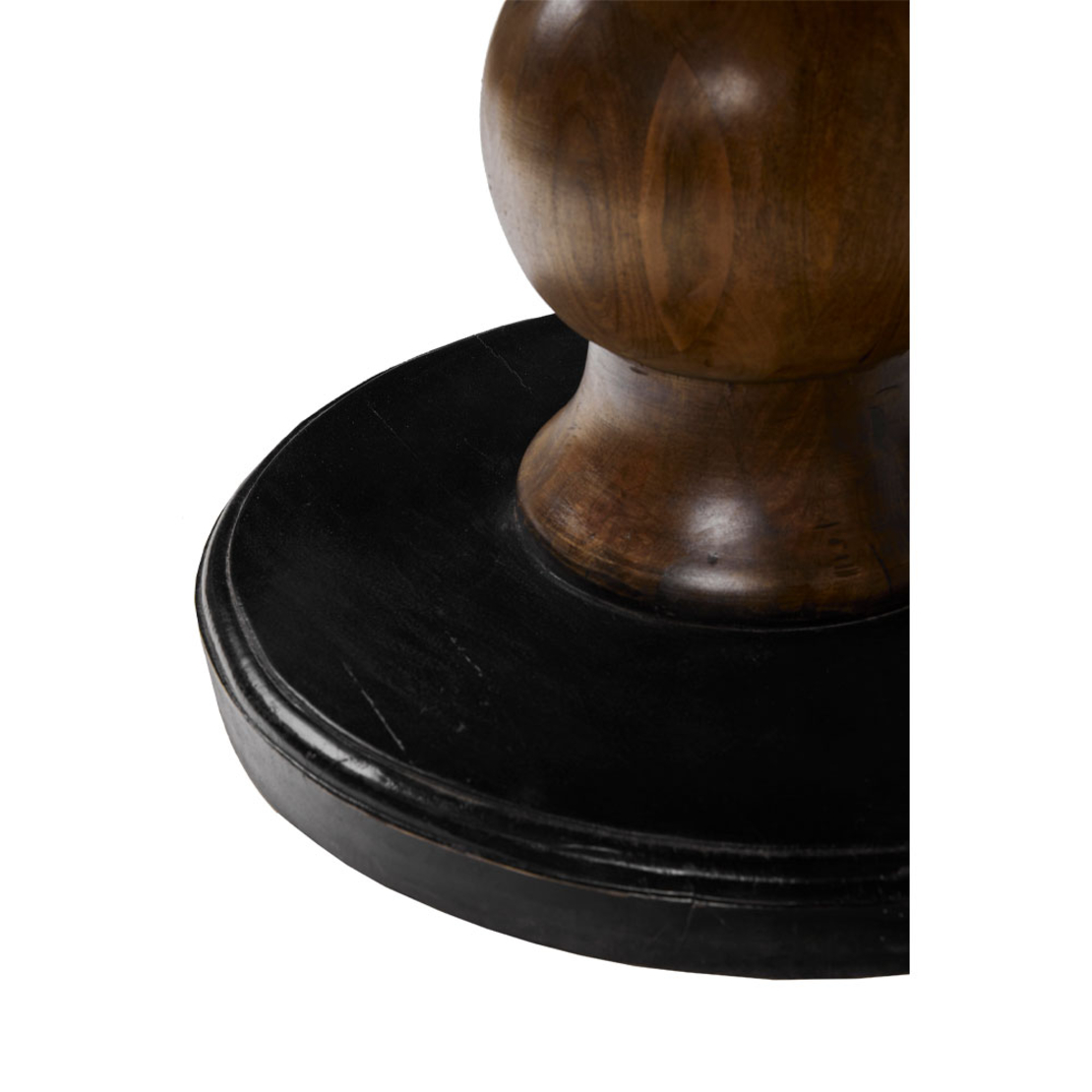MAGNOLIA TABLE WOOD MANGO NATURAL BLACK IN