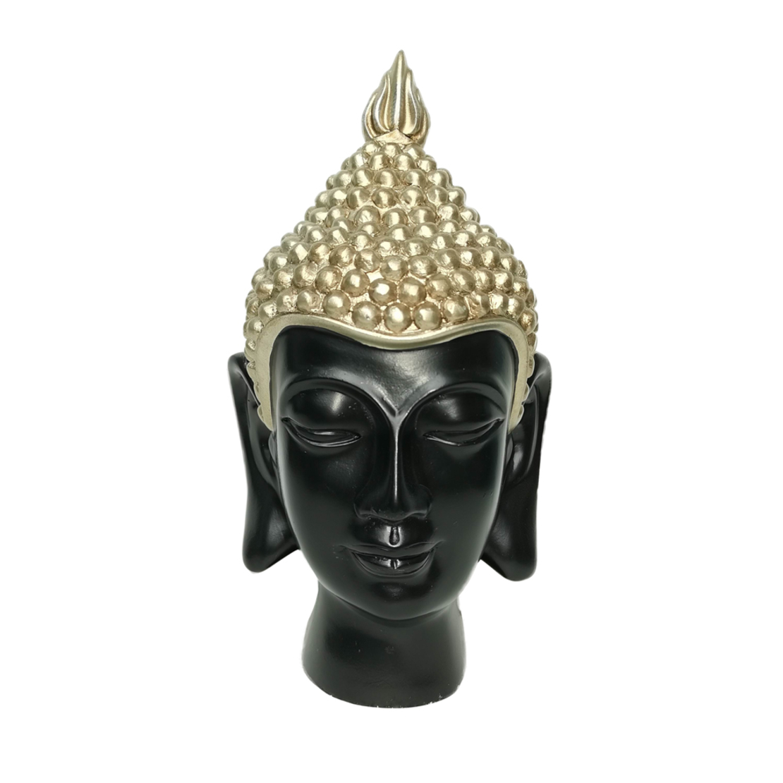 NAMIBI DECO BUDDHA POLYRESIN BLACK GOLD 16x15xH30c