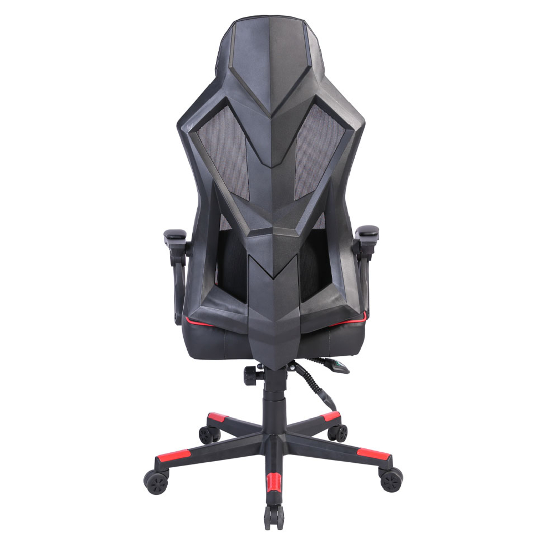 FUSION GAMING CHAIR DESK FABRIC BLACK NYLON RED PP 50x74xH137cm PRC