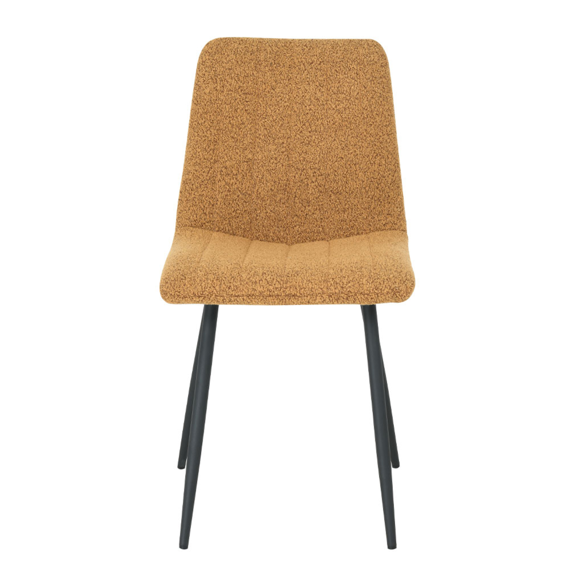 PRAGA CHAIR FABRIC MUSTARD METAL BLACK E1 PRC