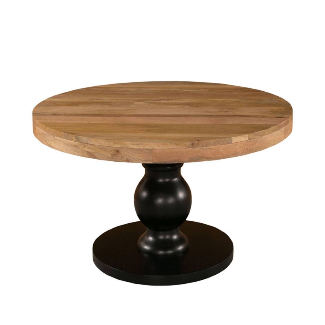 FUOCO2 TABLE WOOD MANGO NATURAL BLACK IN