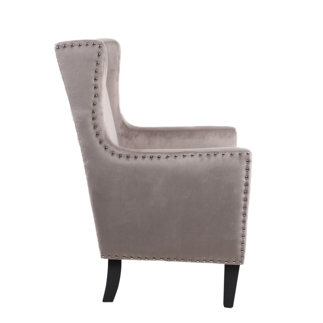 RICHIE ARMCHAIR FABRIC ELEPHANT WOOD RUBBERWOOD BLACK E1 PRC