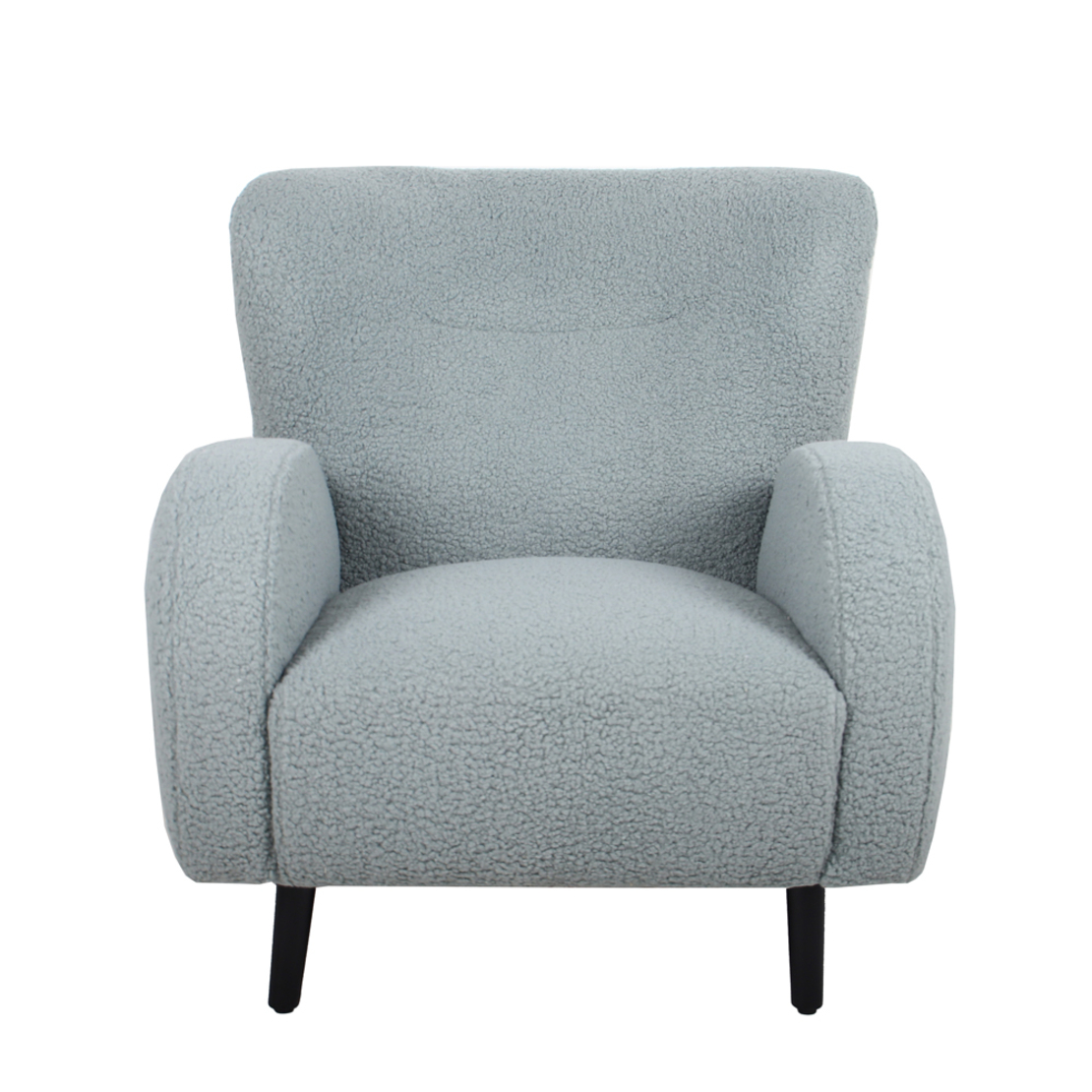 ONE & ONLY ARMCHAIR FABRIC MINT WOOD BLACK E1 PRC