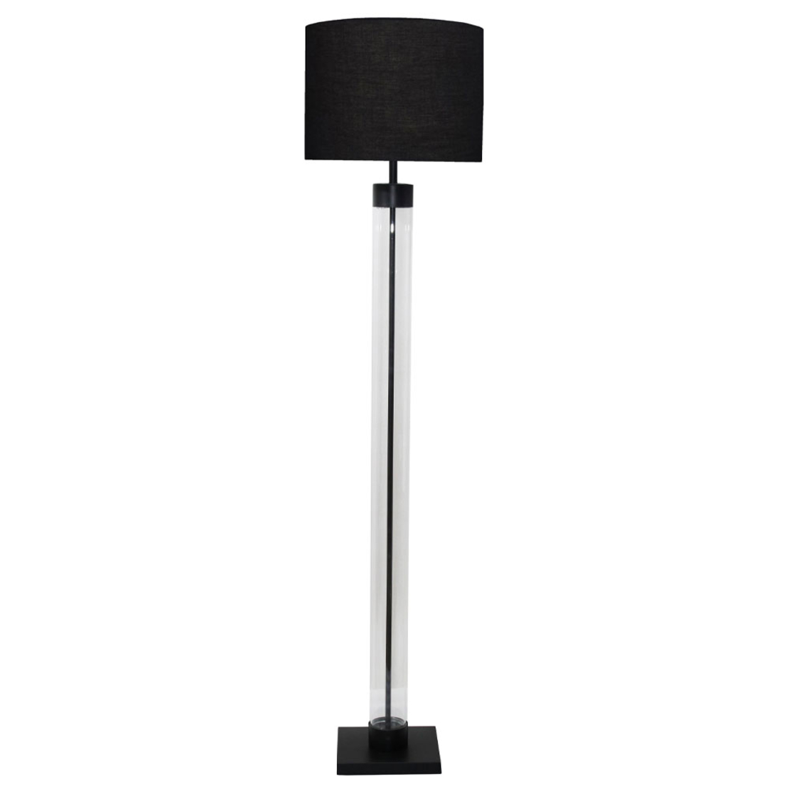 TREMONT LAMP FLOOR BLACK MATTE BLACK 41x41xH152cm