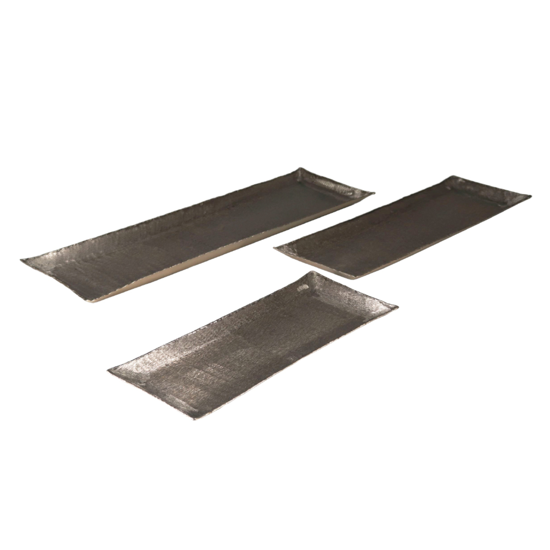 MARGO TRAY ALUMINIUM GOLD SMOKE BLACK 39x18xH2cm I