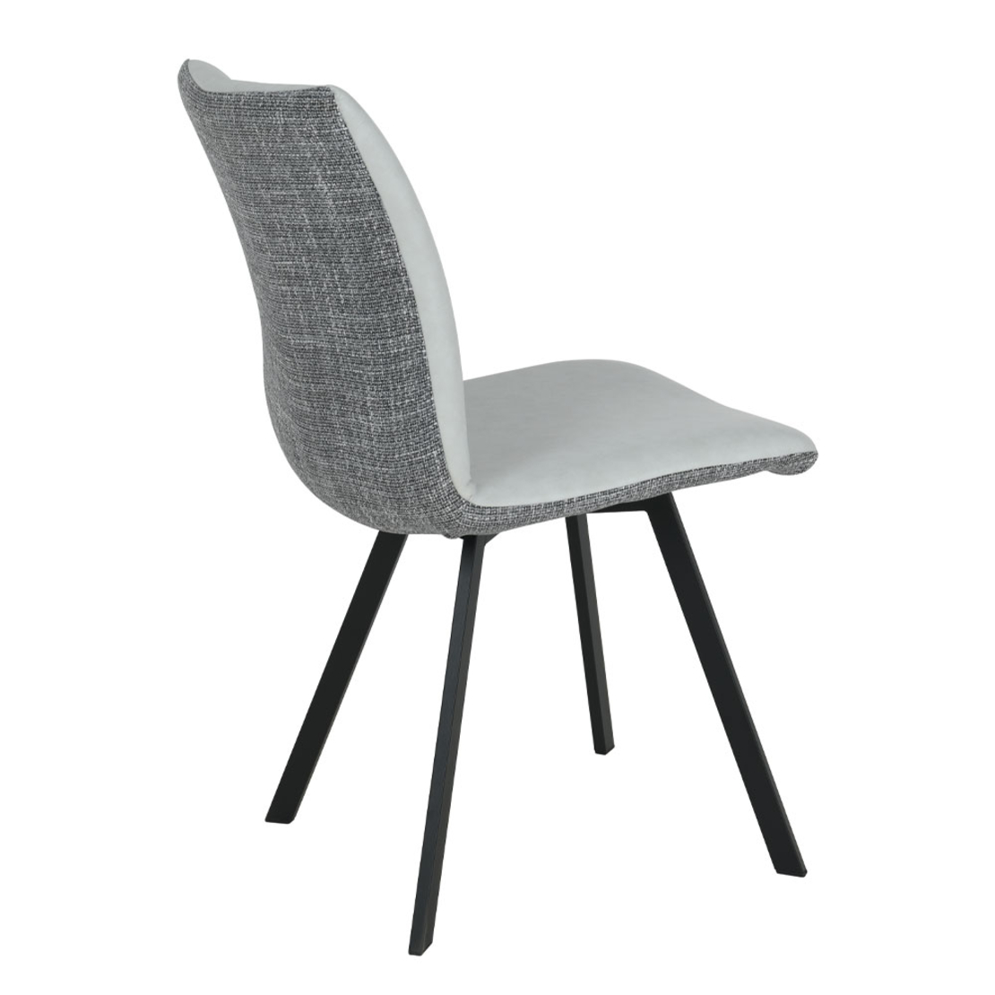 DUE FACCE CHAIR FABRIC CREAM GREY METAL BLACK E1 PRC