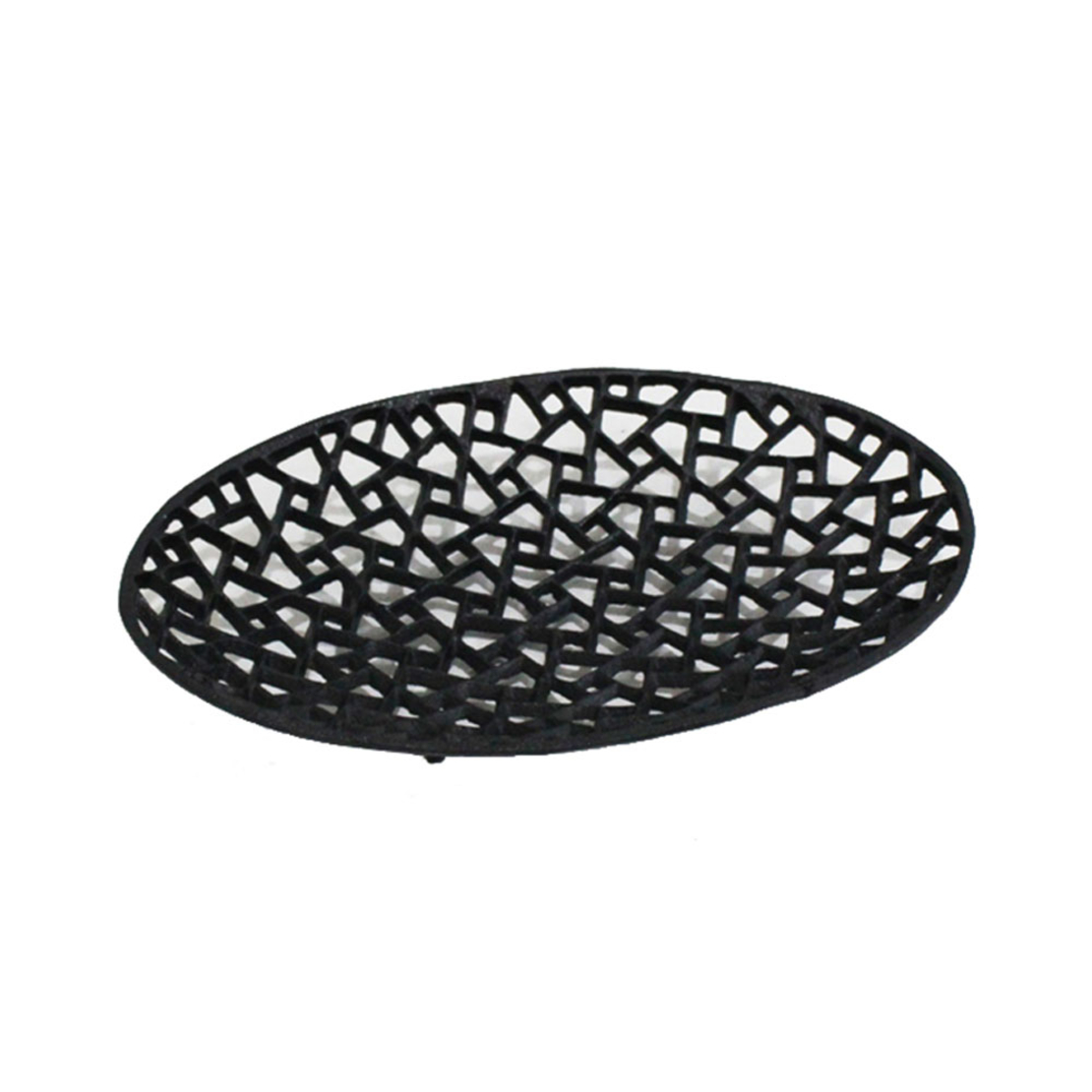 GEO 40 TRAY TRAY ALUMINIUM BLACK 40x25,5xH6,5cm IN