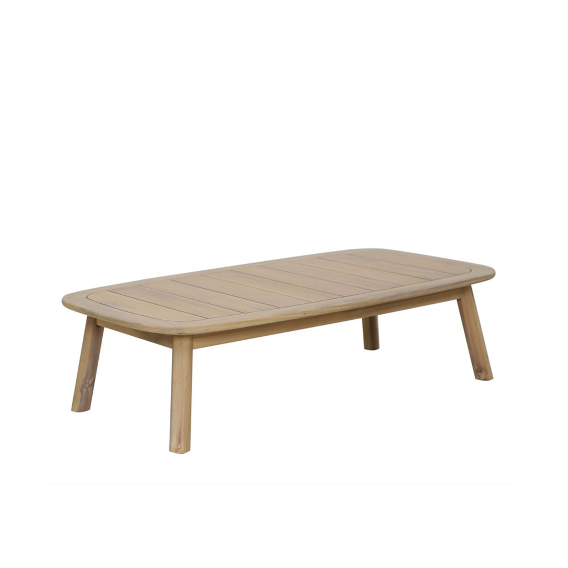 FREELAND LOUNGE SET 1+2+1 WOOD ACACIA NATURAL GREY