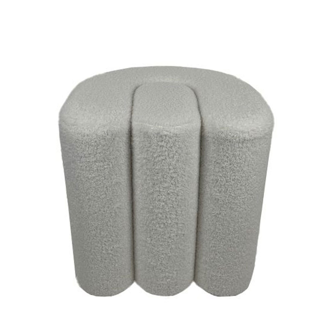 CLIP STOOL FABRIC WHITE E1 PRC
