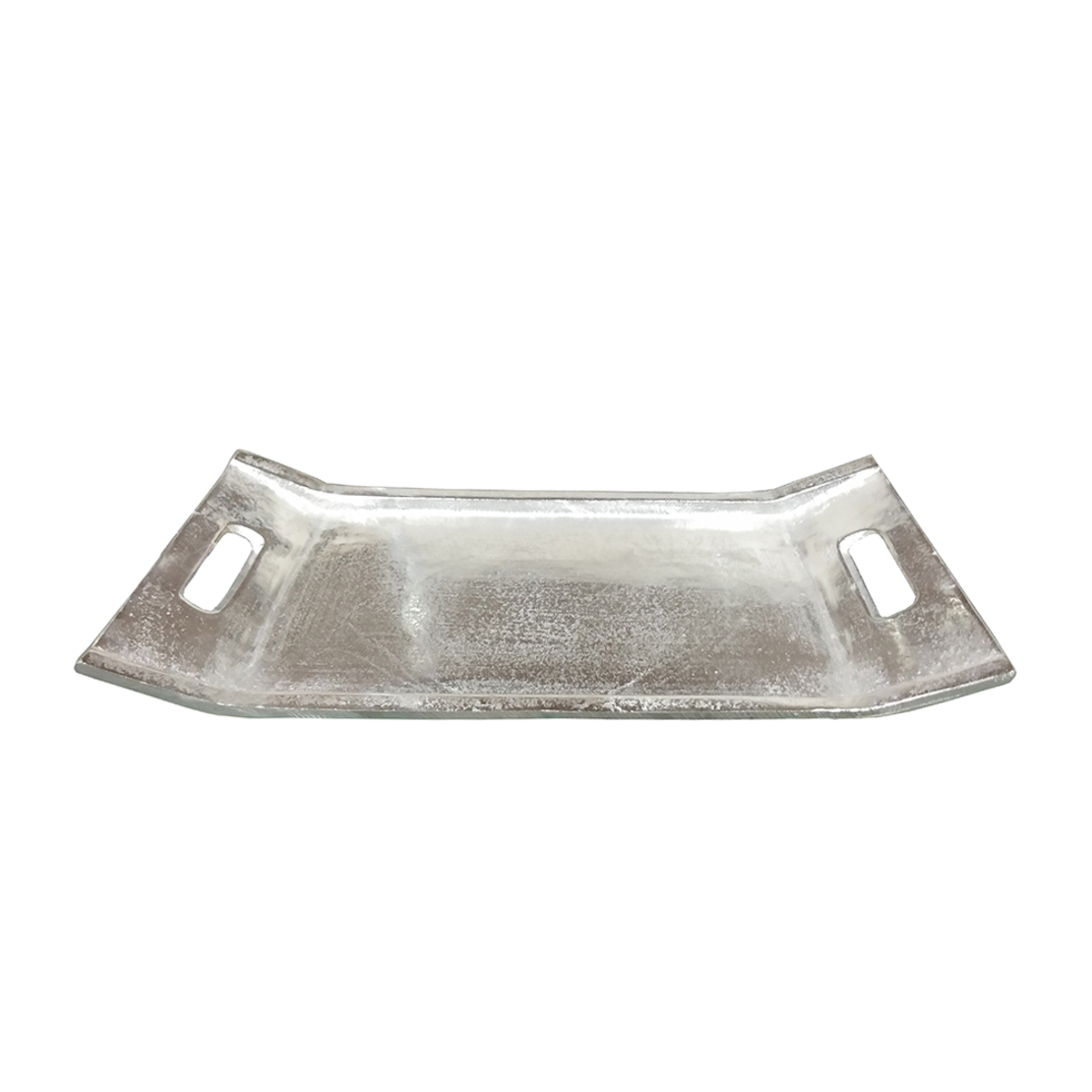 OFFRO TRAY ALUMINIUM SILVER 37x19,5xH3,5cm IN