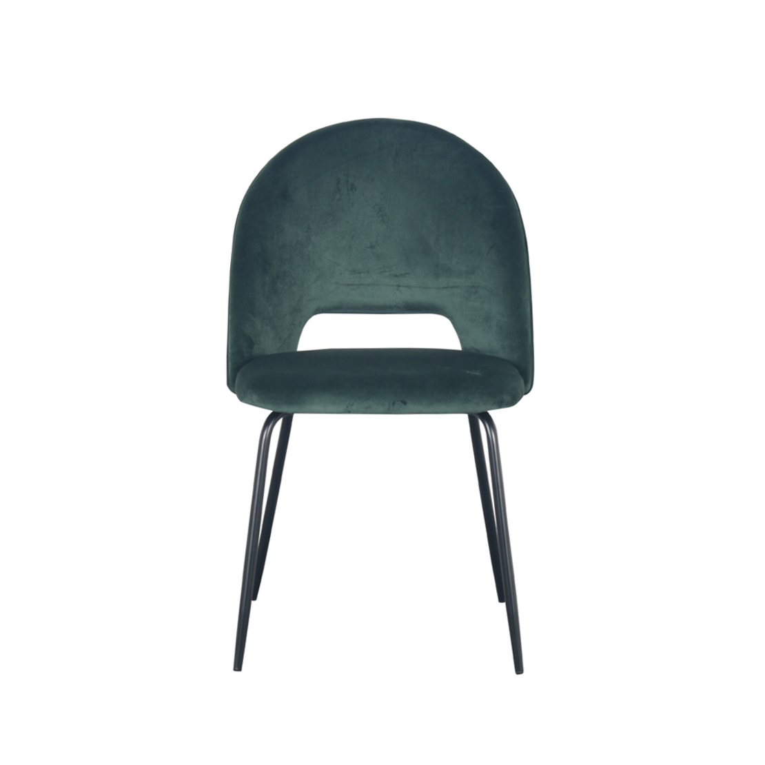 TOKYO CHAIR FABRIC GREEN DARK METAL BLACK E1 PRC