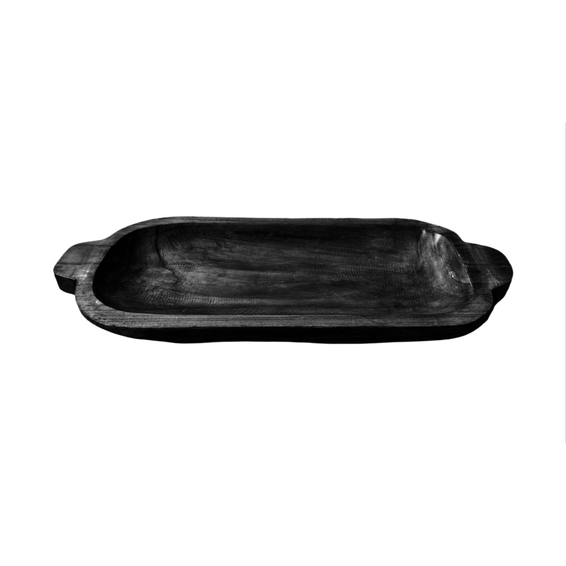 NUBIA TRAY WOOD BLACK 63x24xH6cm PRC