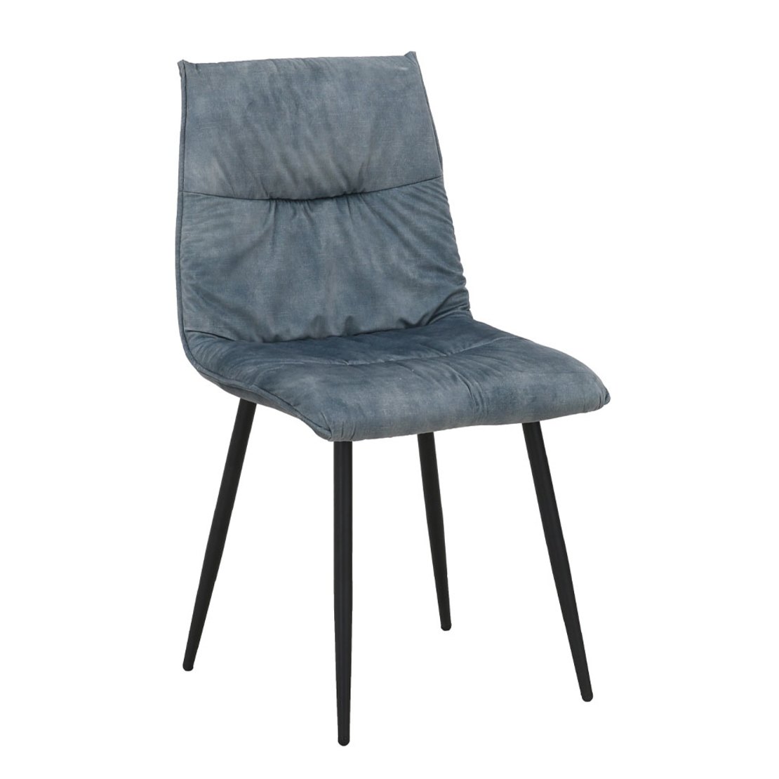 LINEA CHAIR FABRIC WATER GREEN METAL BLACK E1 PRC