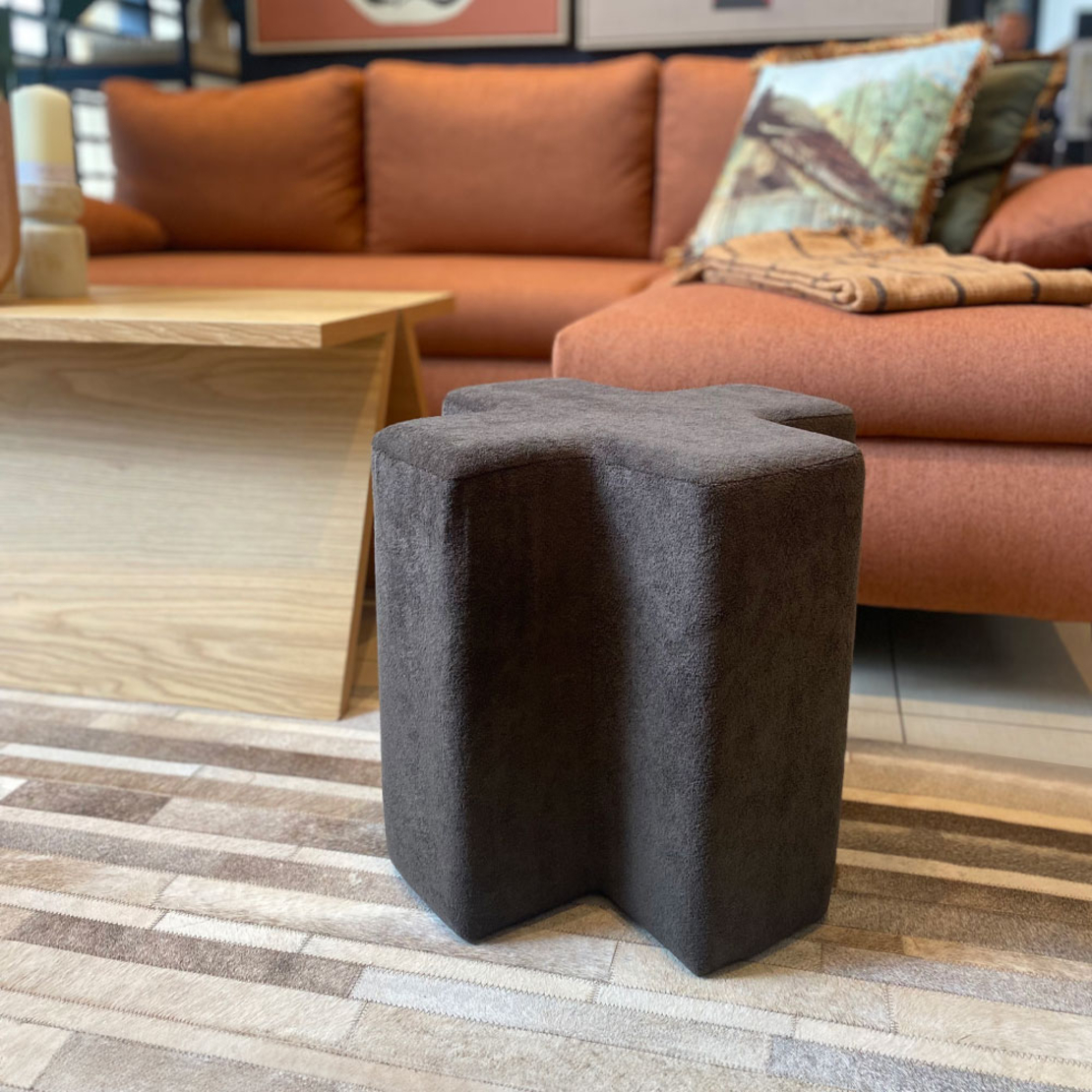 TRILIZA STOOL FABRIC GREY DARK E1 PRC