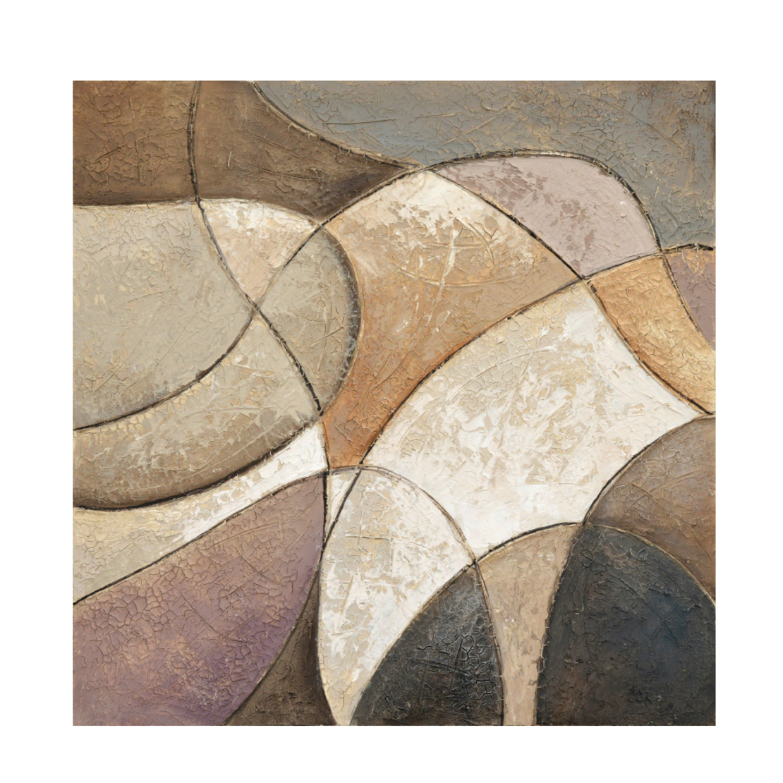 LANHAN 1 PAINTING CANVAS MULTICOLOR WOOD 80x80cmxH