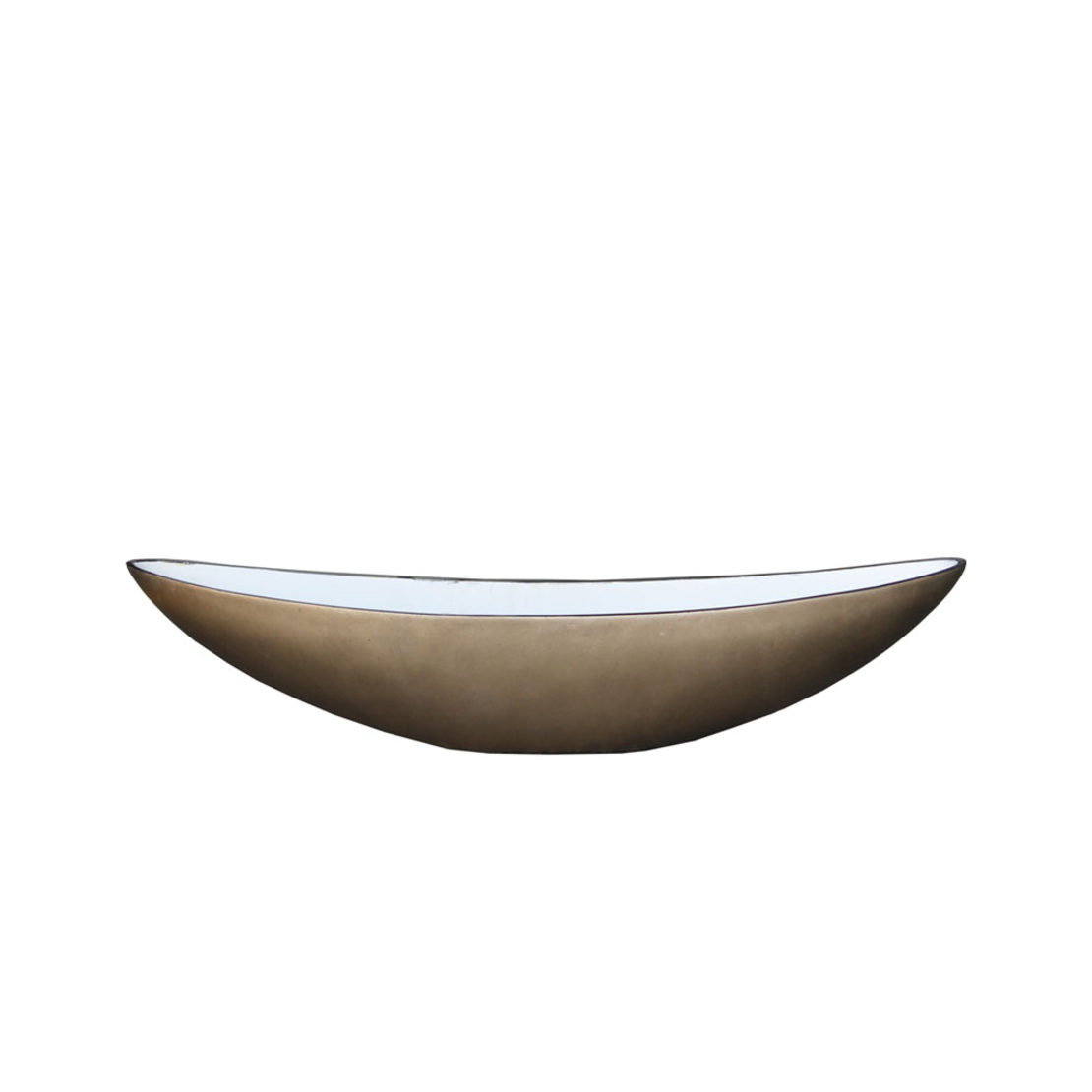 AMBROSIA BOWL ARTIFICIAL STONE BRASS ANTIQUE 60x13