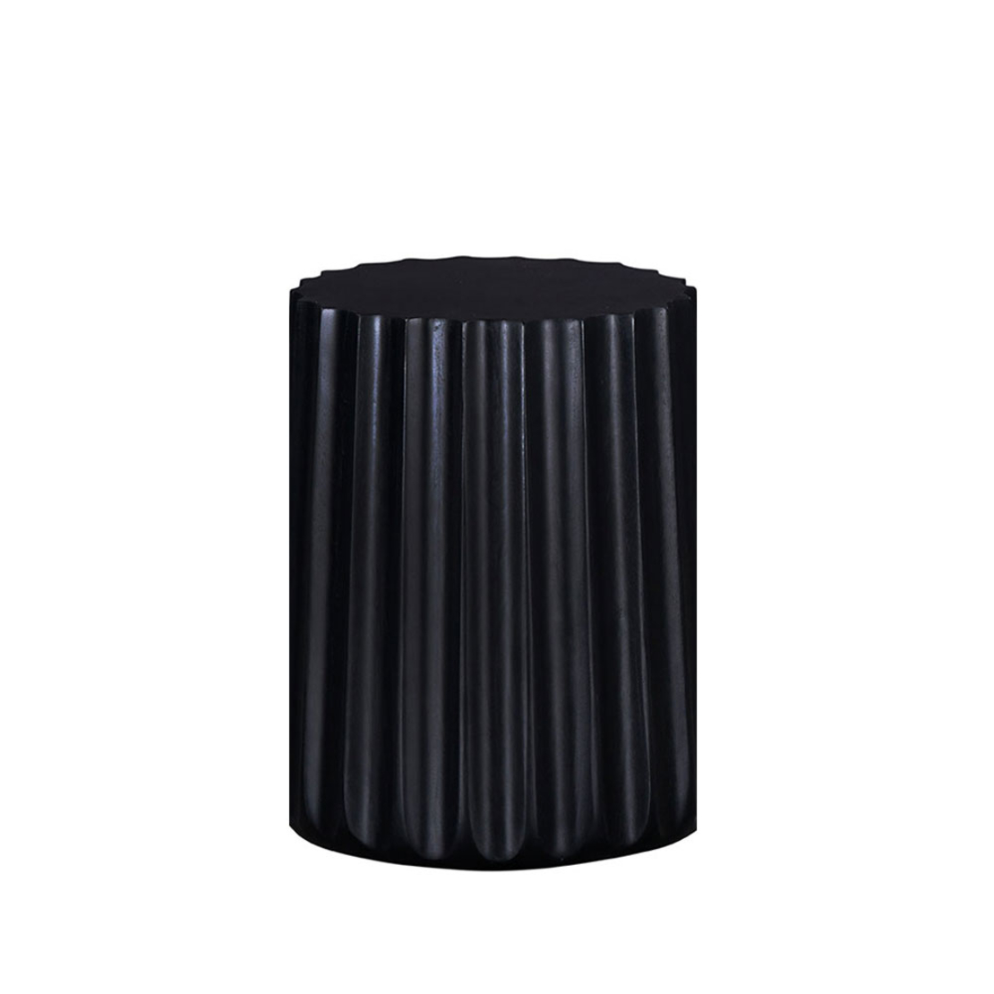 ROMAN SIDE TABLE WOOD MANGO BLACK 36x36xH49cm IN