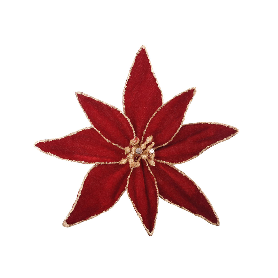 XMAS ROYAL FLOWER 2 FLOWER RED PRC