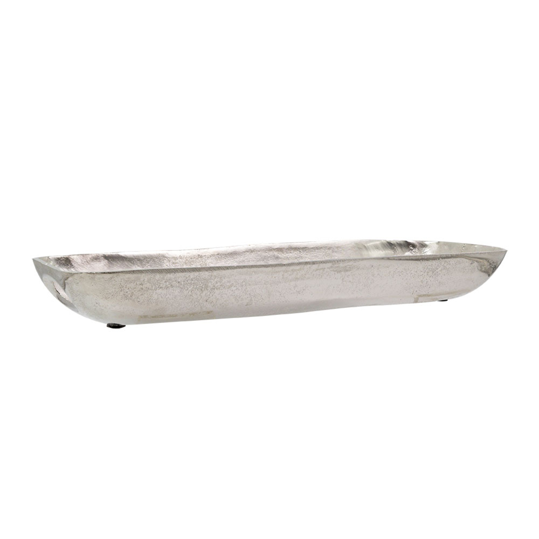 VOBIS TRAY ALUMINIUM SILVER 14x40xH5cm IN