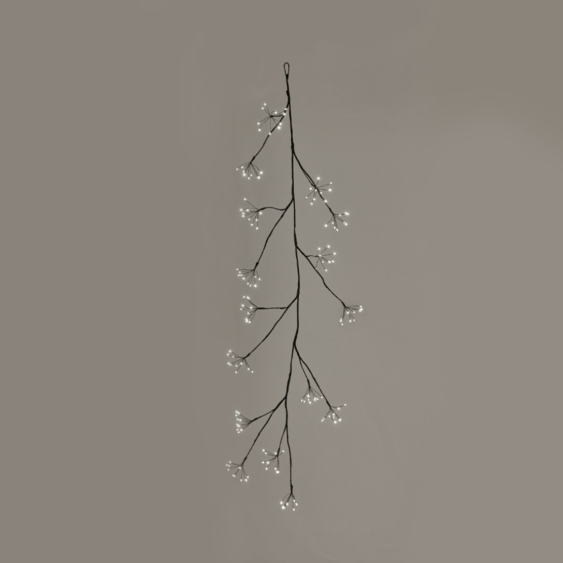 XMAS GLOW LED BRANCH WARM LIGHT ΧΑΛΚΟΣ PVC BLACK 1