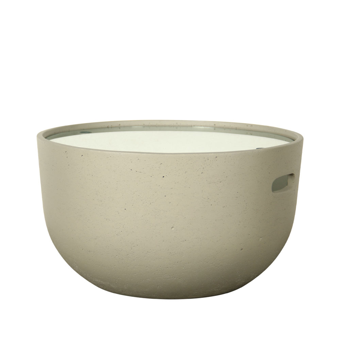 CAP COFFEE TABLE LIMESTONE CEMENT LIGHT 58x58xH32cm VN