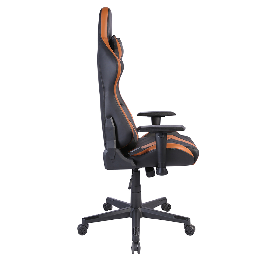 DYSKORD GAMING CHAIR DESK FABRIC BLACK NYLON CAMEL METAL 50x74xH137cm PRC